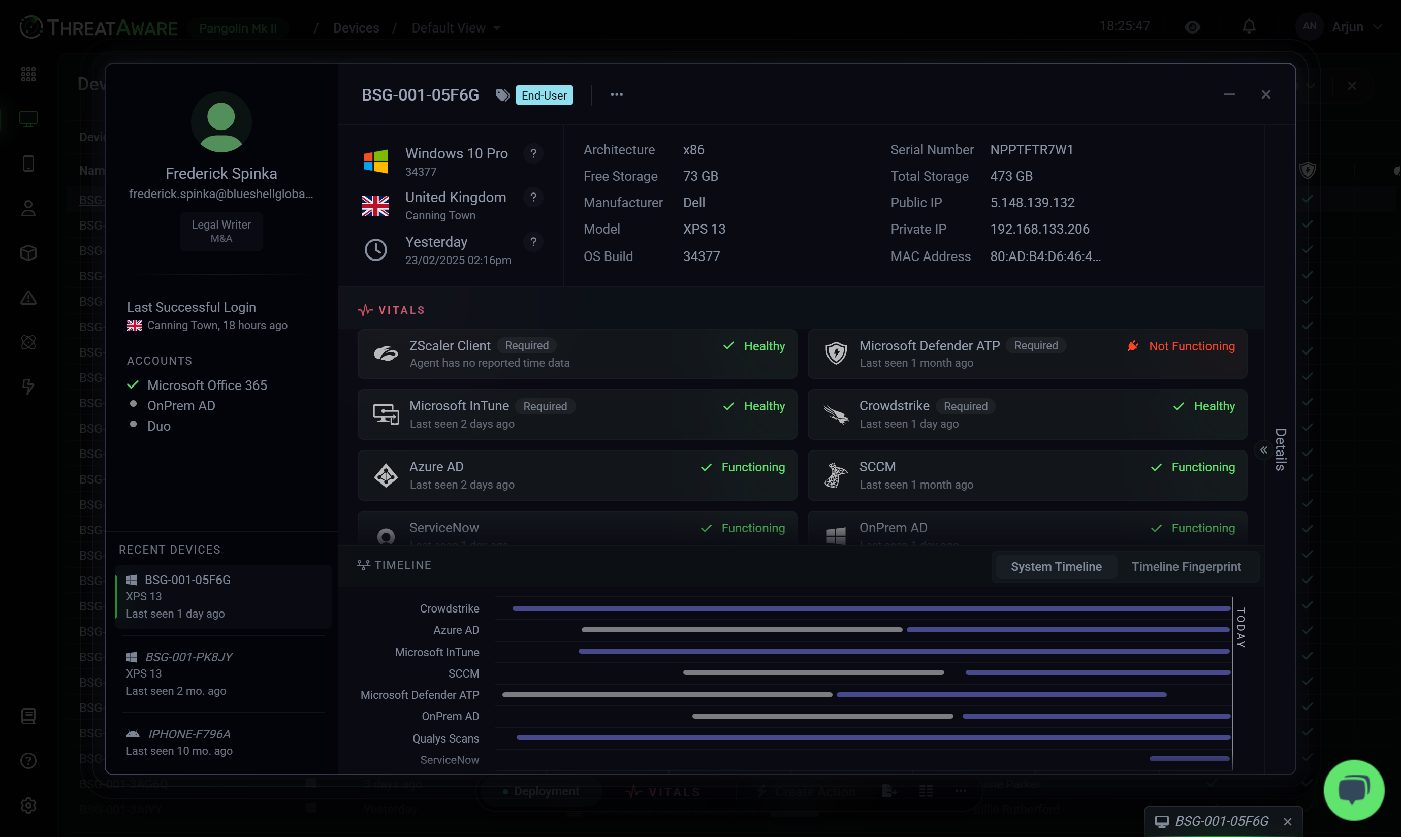 Asset Discovery & Timeline Matching